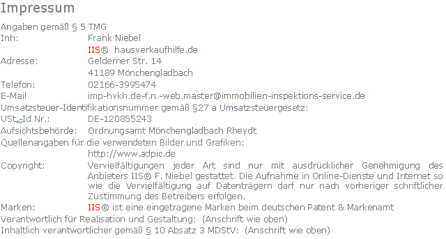 Impressum als Bild hinterlegt, bitte Grafikansicht im Browser einschalten